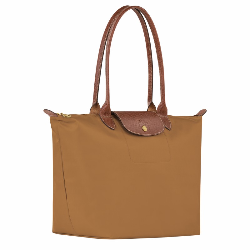 Longchamp Le Pliage Original L Tote Tassen Dames Khaki Uitverkoop | L1899089P86