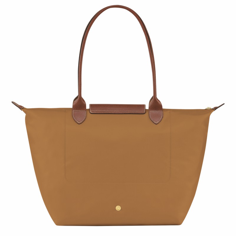 Longchamp Le Pliage Original L Tote Tassen Dames Khaki Uitverkoop | L1899089P86