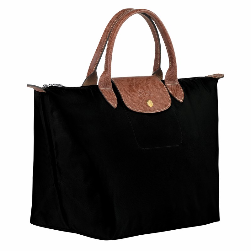 Longchamp Le Pliage Original M Handtas Dames Zwart Uitverkoop | L1623089001