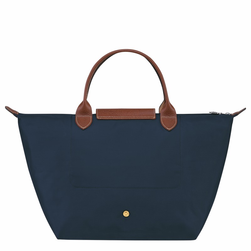 Longchamp Le Pliage Original M Handtas Dames Donkerblauw Uitverkoop | L1623089P68