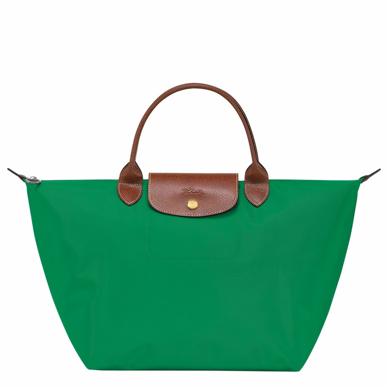 Longchamp Le Pliage Original M Handtas Dames Groen Uitverkoop | L1623089P88