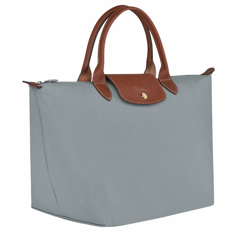 Longchamp Le Pliage Original M Handtas Dames Grijs Uitverkoop | L1623089P80