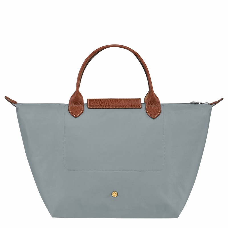 Longchamp Le Pliage Original M Handtas Dames Grijs Uitverkoop | L1623089P80