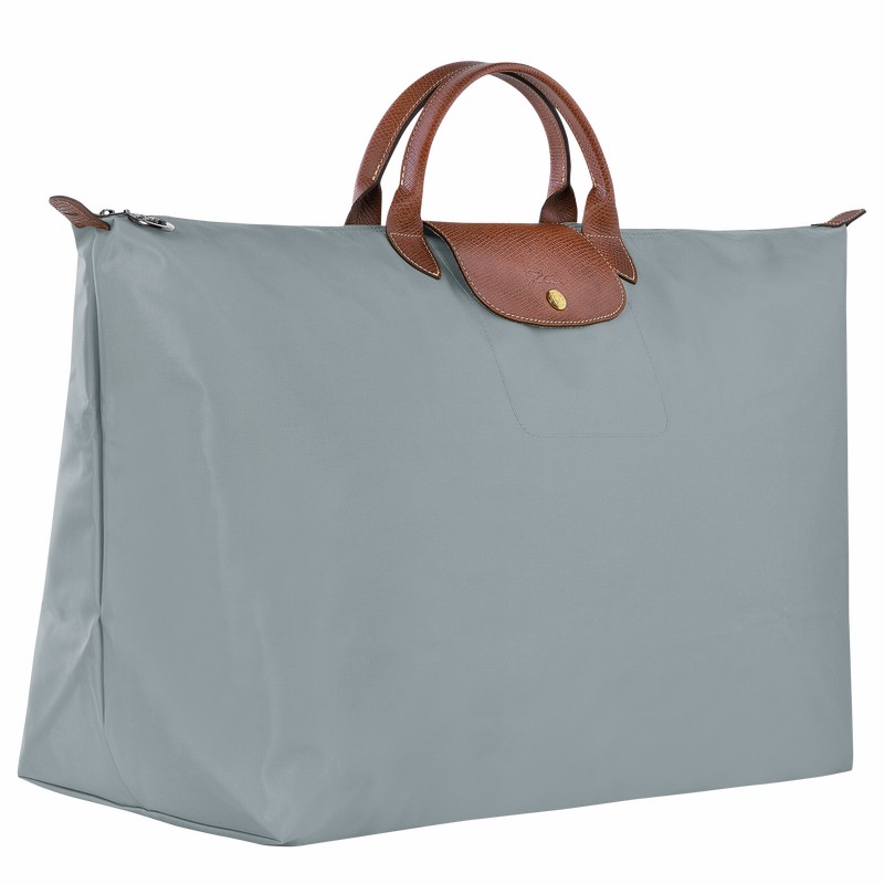 Longchamp Le Pliage Original M Reistas Dames Grijs Uitverkoop | L1625089P80