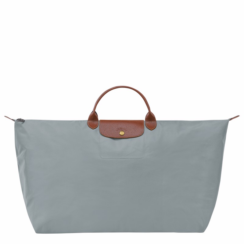 Longchamp Le Pliage Original M Reistas Dames Grijs Uitverkoop | L1625089P80