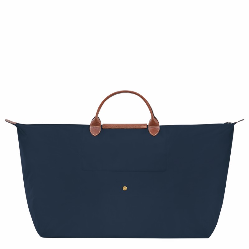 Longchamp Le Pliage Original M Reistas Dames Donkerblauw Uitverkoop | L1625089P68