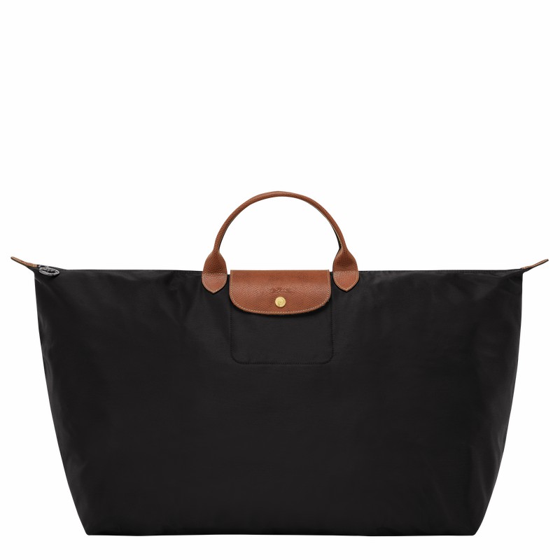 Longchamp Le Pliage Original M Reistas Dames Zwart Uitverkoop | L1625089001