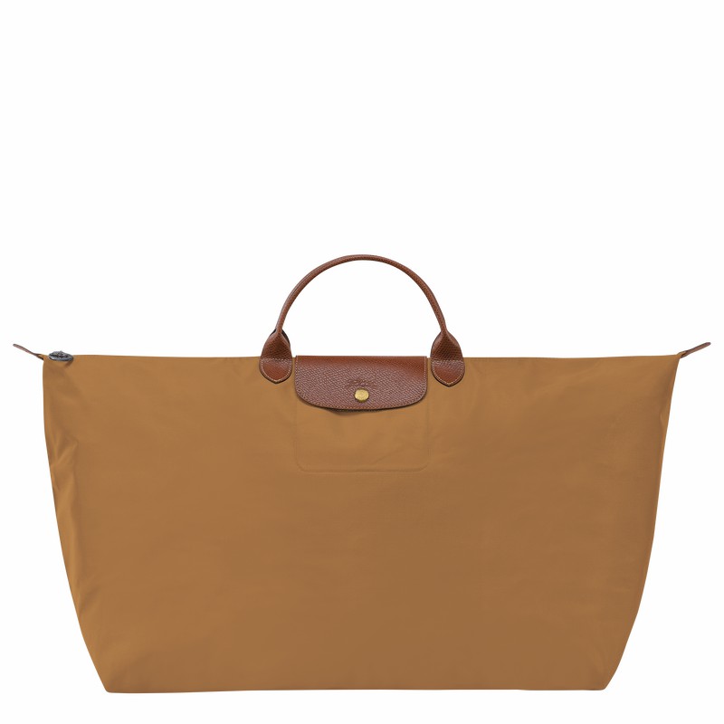 Longchamp Le Pliage Original M Reistas Dames Khaki Uitverkoop | L1625089P86