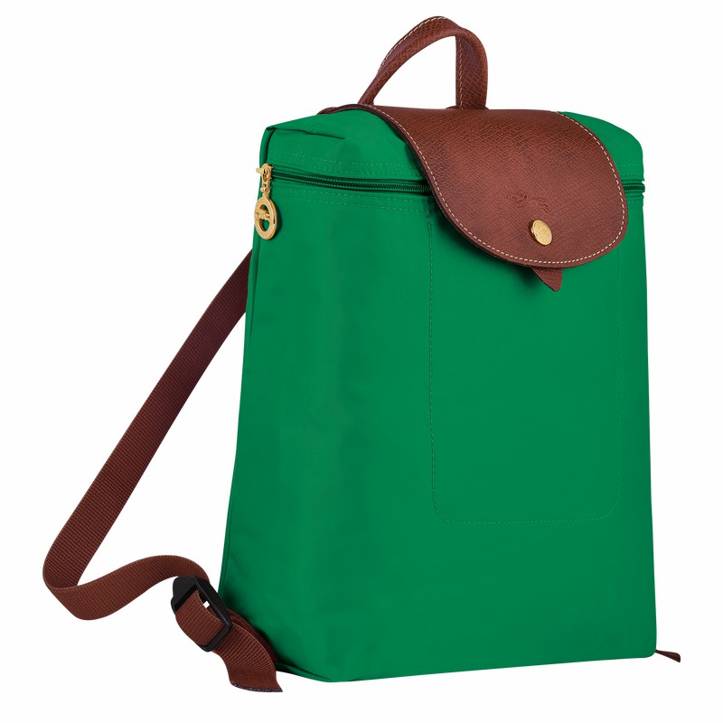 Longchamp Le Pliage Original M Rugzakken Dames Groen Uitverkoop | L1699089P88