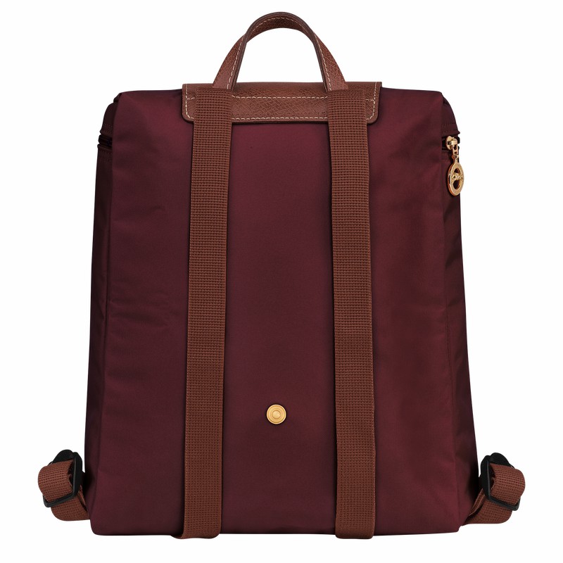 Longchamp Le Pliage Original M Rugzakken Heren Bordeaux Uitverkoop | L1699089P87-