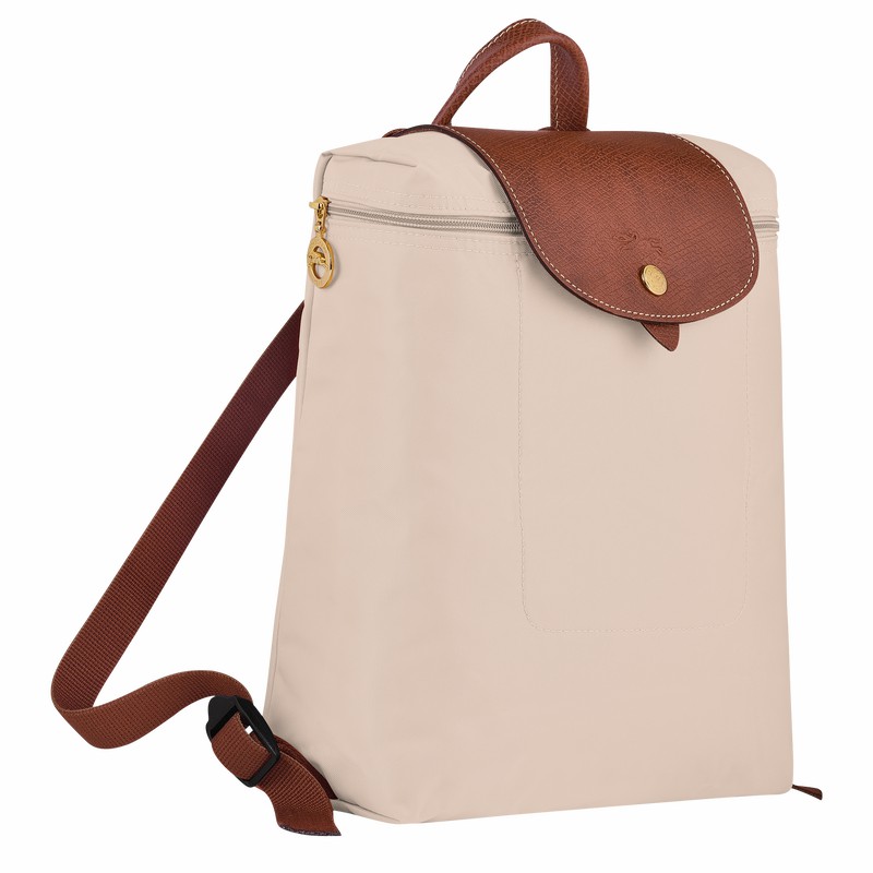 Longchamp Le Pliage Original M Rugzakken Heren Wit Uitverkoop | L1699089P71-