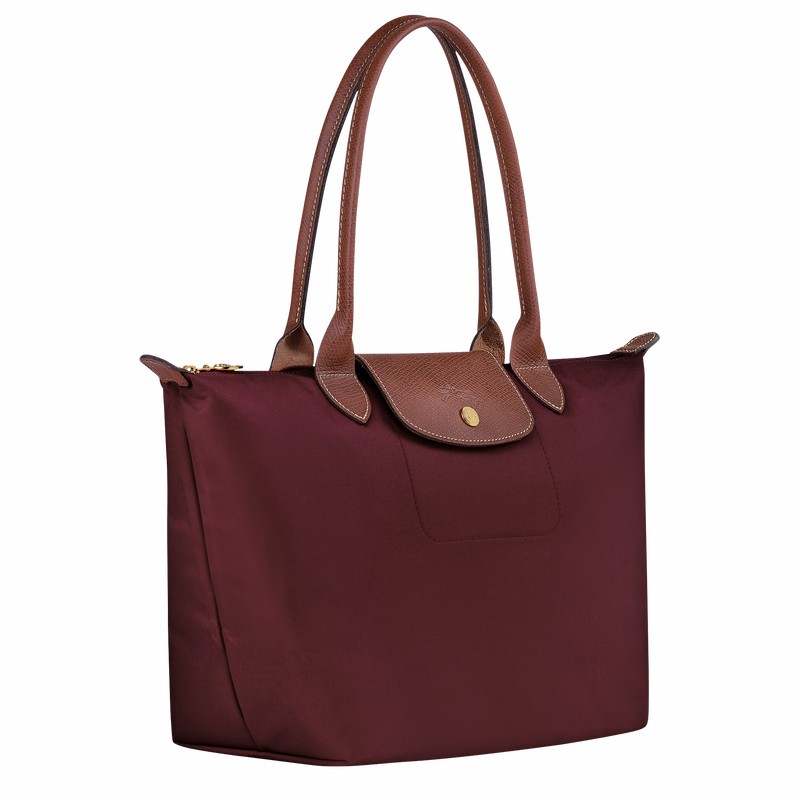 Longchamp Le Pliage Original M Tote Tassen Dames Bordeaux Uitverkoop | L2605089P87