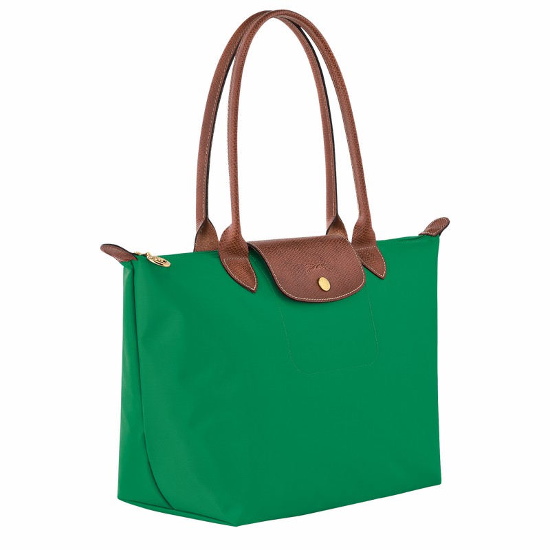 Longchamp Le Pliage Original M Tote Tassen Dames Groen Uitverkoop | L2605089P88