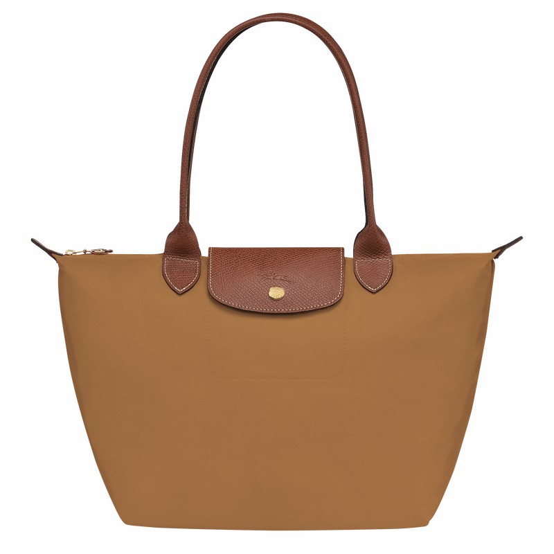 Longchamp Le Pliage Original M Tote Tassen Dames Khaki Uitverkoop | L2605089P86