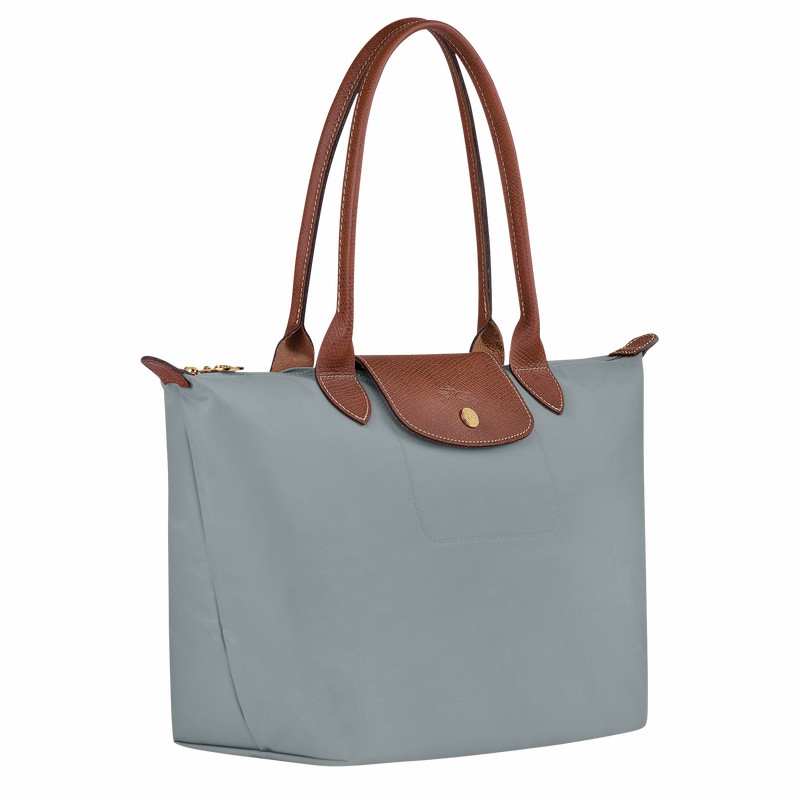 Longchamp Le Pliage Original M Tote Tassen Dames Grijs Uitverkoop | L2605089P80