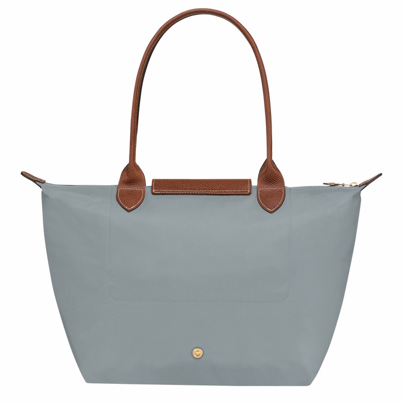 Longchamp Le Pliage Original M Tote Tassen Dames Grijs Uitverkoop | L2605089P80