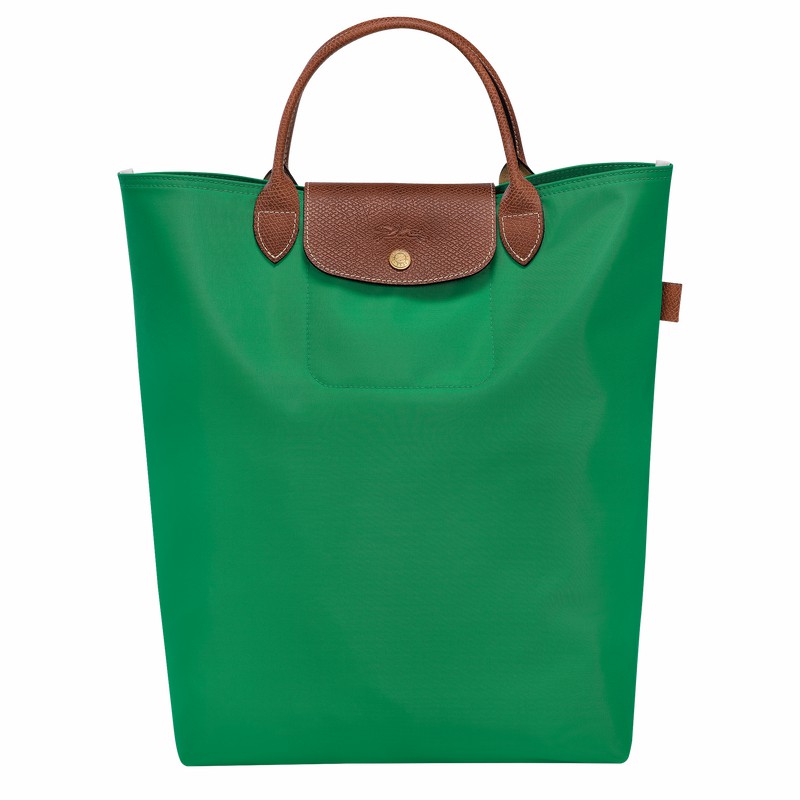 Longchamp Le Pliage Original M Tote Tassen Dames Groen Uitverkoop | 10168089P88