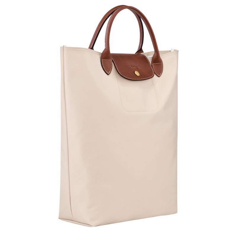 Longchamp Le Pliage Original M Tote Tassen Dames Wit Uitverkoop | 10168089P71