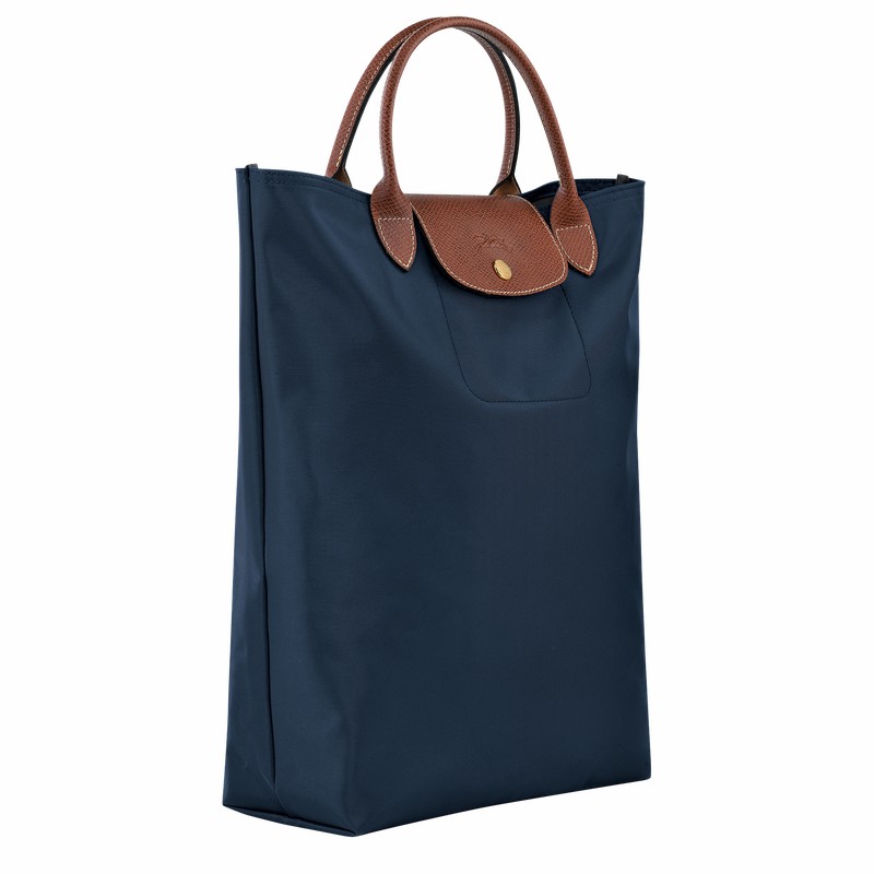 Longchamp Le Pliage Original M Tote Tassen Dames Donkerblauw Uitverkoop | 10168089P68