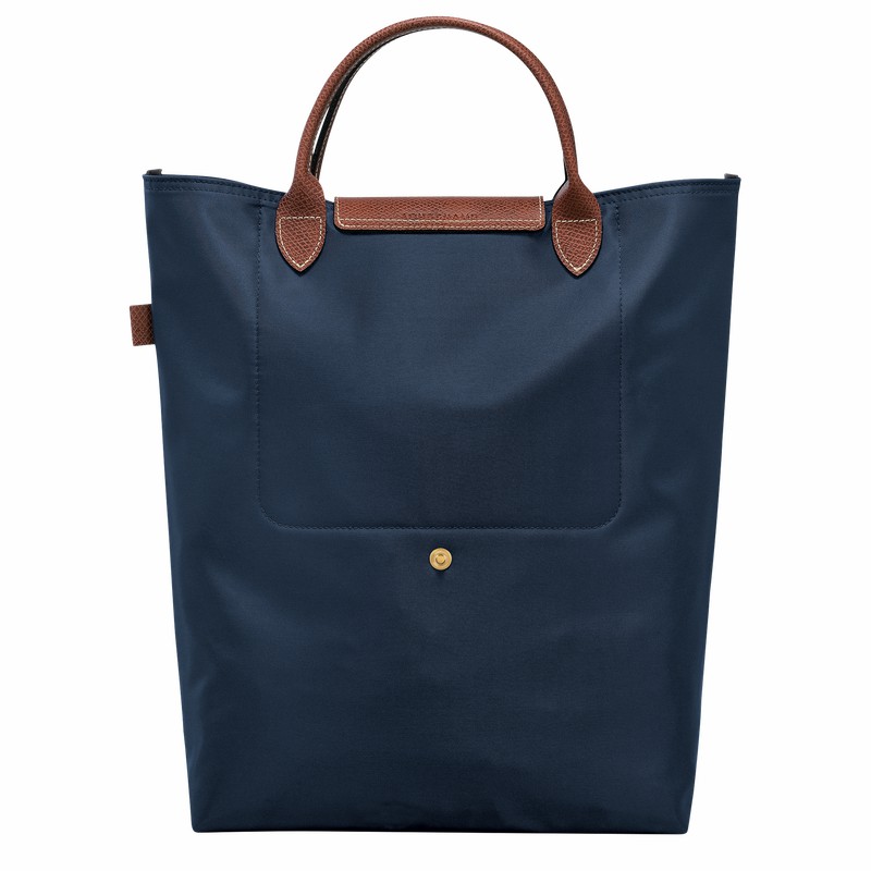 Longchamp Le Pliage Original M Tote Tassen Dames Donkerblauw Uitverkoop | 10168089P68