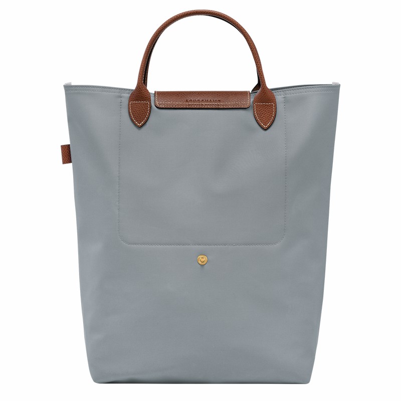 Longchamp Le Pliage Original M Tote Tassen Heren Grijs Uitverkoop | 10168089P80-