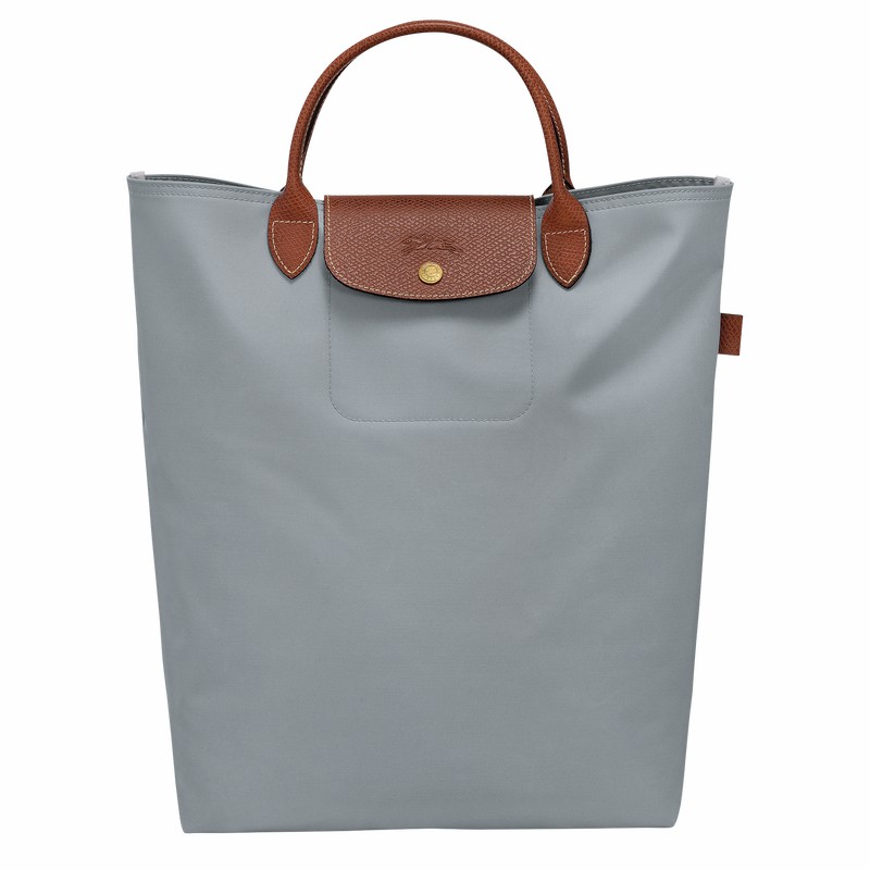 Longchamp Le Pliage Original M Tote Tassen Heren Grijs Uitverkoop | 10168089P80-