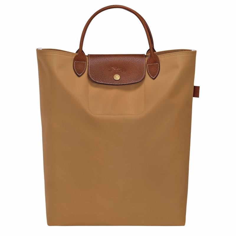 Longchamp Le Pliage Original M Tote Tassen Heren Khaki Uitverkoop | 10168089P86-