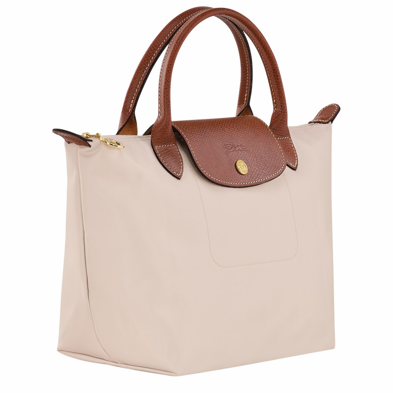 Longchamp Le Pliage Original S Handtas Dames Wit Uitverkoop | L1621089P71