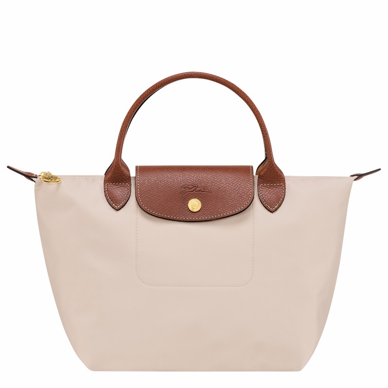 Longchamp Le Pliage Original S Handtas Dames Wit Uitverkoop | L1621089P71