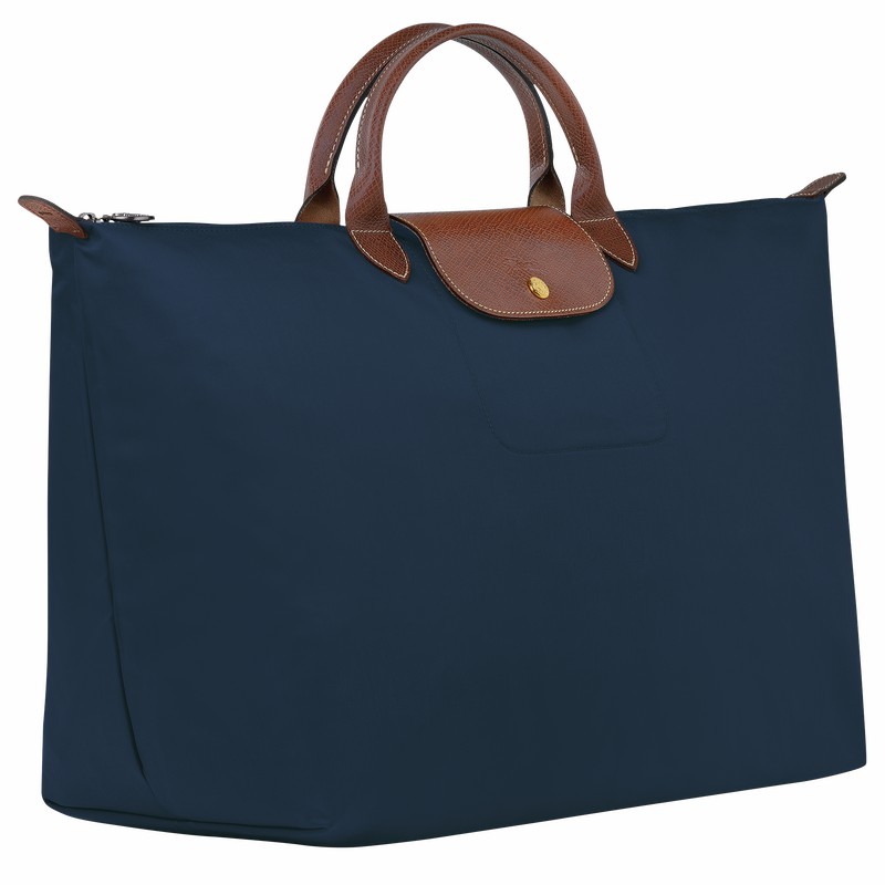 Longchamp Le Pliage Original S Reistas Dames Donkerblauw Uitverkoop | L1624089P68