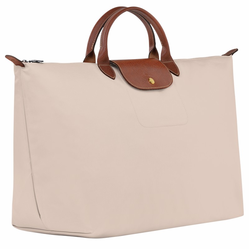 Longchamp Le Pliage Original S Reistas Heren Wit Uitverkoop | L1624089P71-