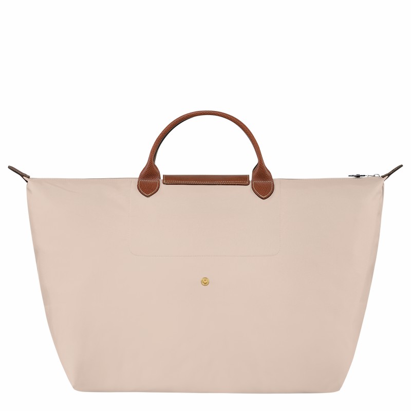 Longchamp Le Pliage Original S Reistas Heren Wit Uitverkoop | L1624089P71-