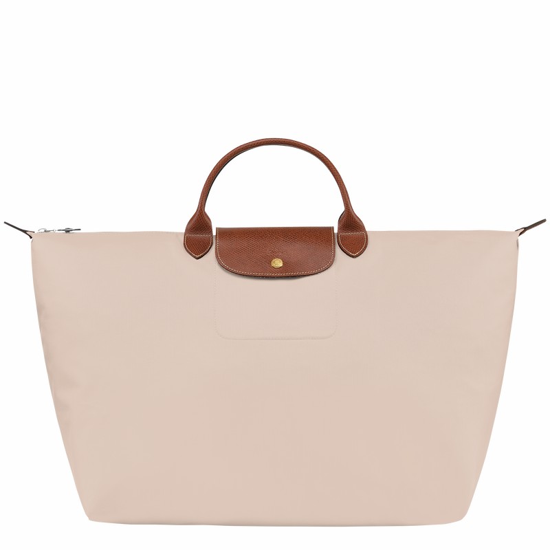 Longchamp Le Pliage Original S Reistas Heren Wit Uitverkoop | L1624089P71-