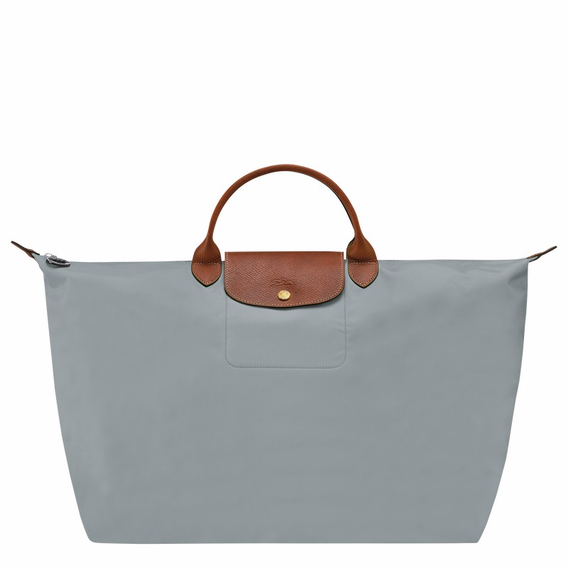 Longchamp Le Pliage Original S Reistas Heren Grijs Uitverkoop | L1624089P80-