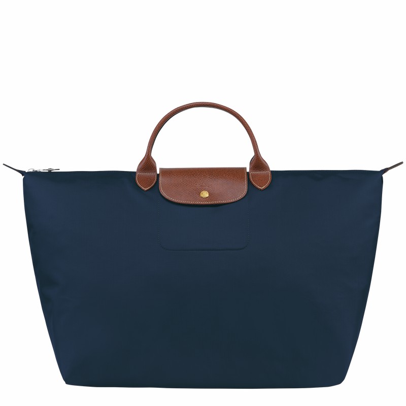 Longchamp Le Pliage Original S Reistas Heren Donkerblauw Uitverkoop | L1624089P68-