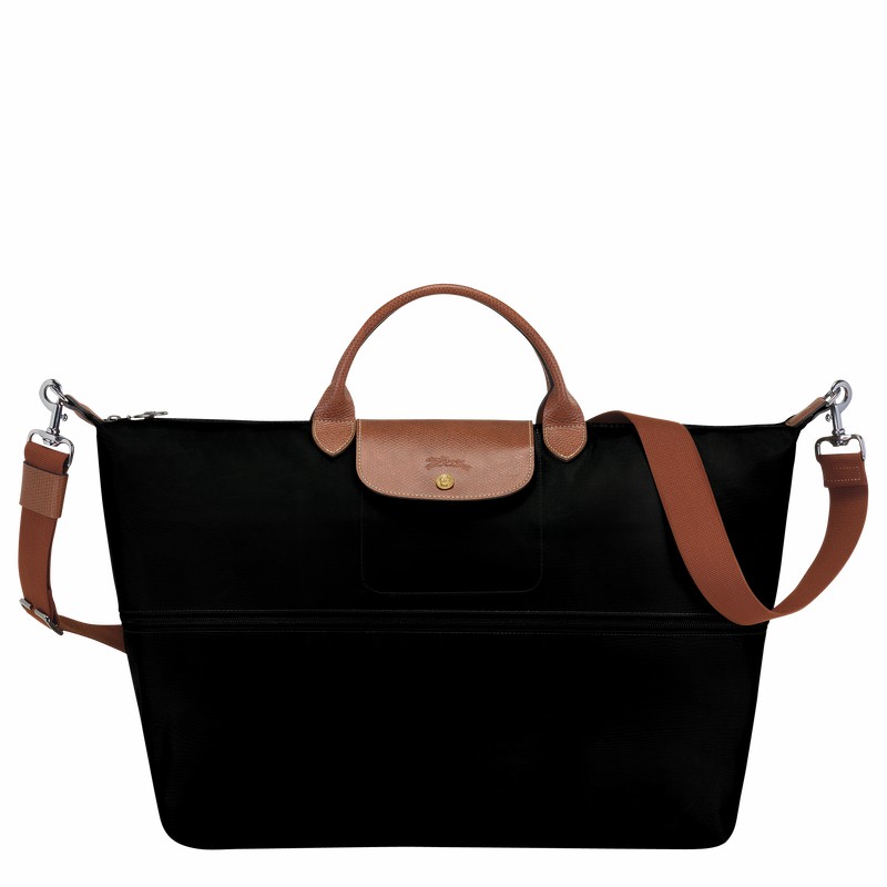 Longchamp Le Pliage Original expandable Reistas Heren Zwart Uitverkoop | L1911089001-