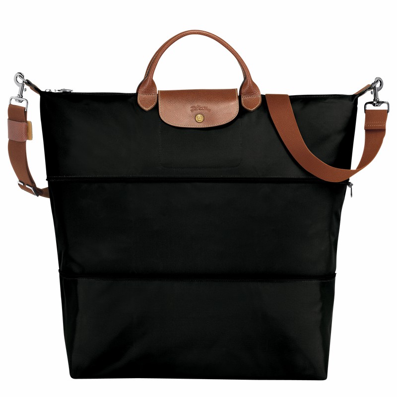 Longchamp Le Pliage Original expandable Reistas Heren Zwart Uitverkoop | L1911089001-