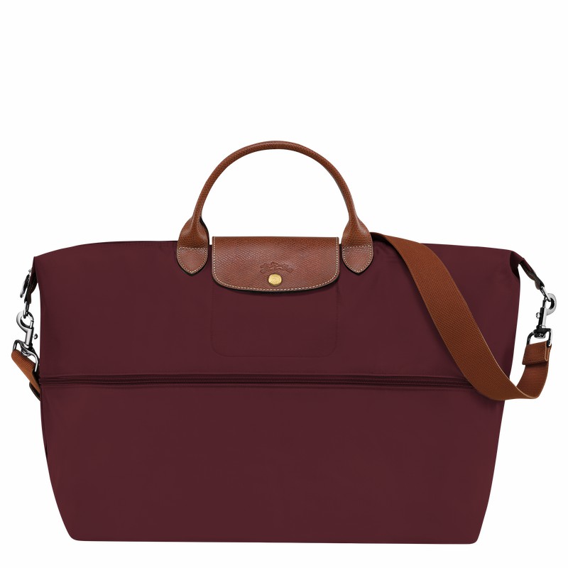 Longchamp Le Pliage Original expandable Reistas Heren Bordeaux Uitverkoop | L1911089P87-