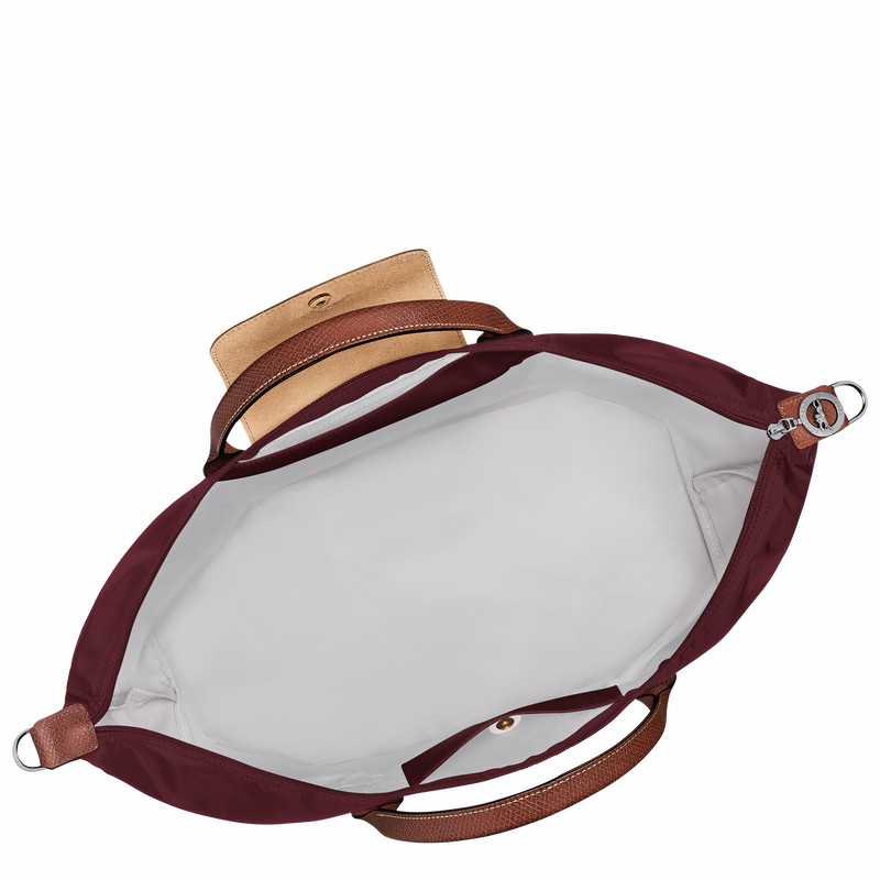 Longchamp Le Pliage Original expandable Reistas Heren Bordeaux Uitverkoop | L1911089P87-