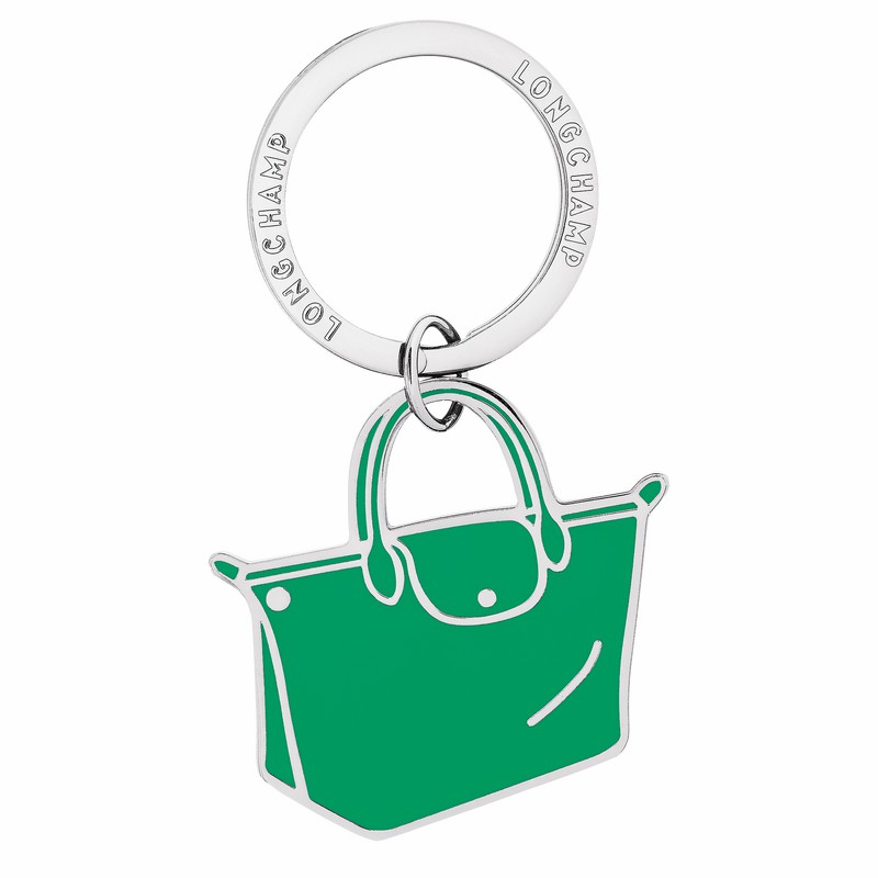 Longchamp Le Pliage Sleutelhangers Dames Groen Uitverkoop | 36070MET249