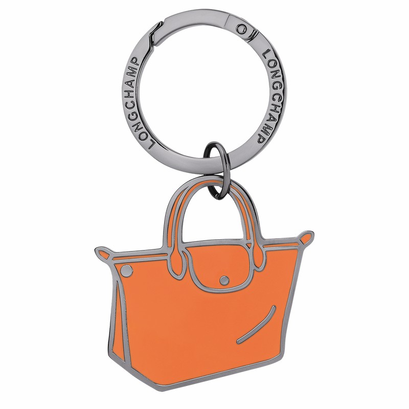 Longchamp Le Pliage Sleutelhangers Dames Oranje Uitverkoop | 36070MET017