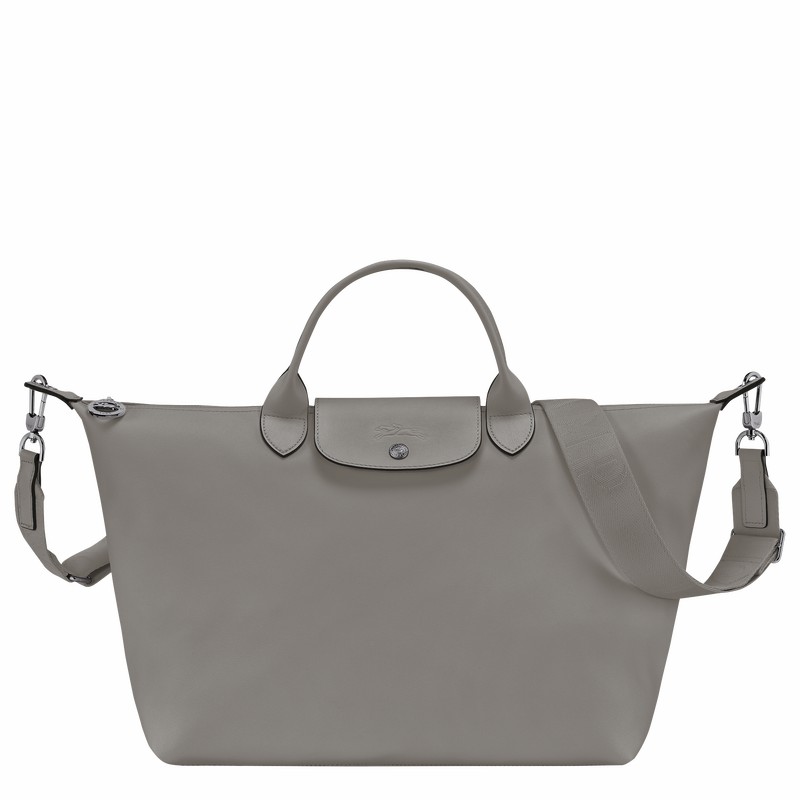 Longchamp Le Pliage Xtra L Handtas Dames Grijs Uitverkoop | 10201987P55