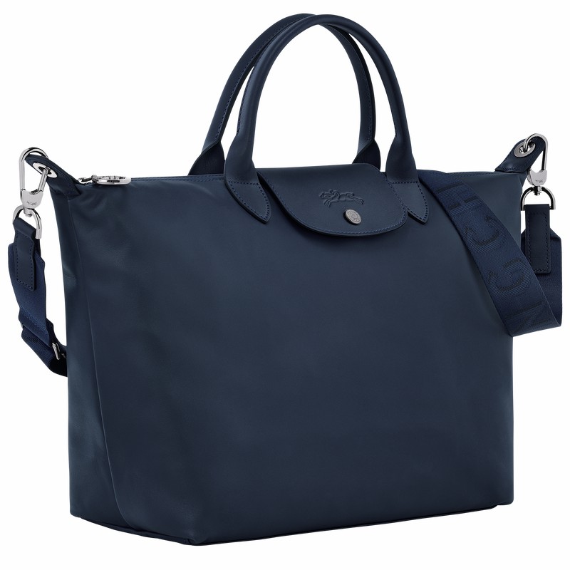 Longchamp Le Pliage Xtra L Handtas Dames Donkerblauw Uitverkoop | 10201987556