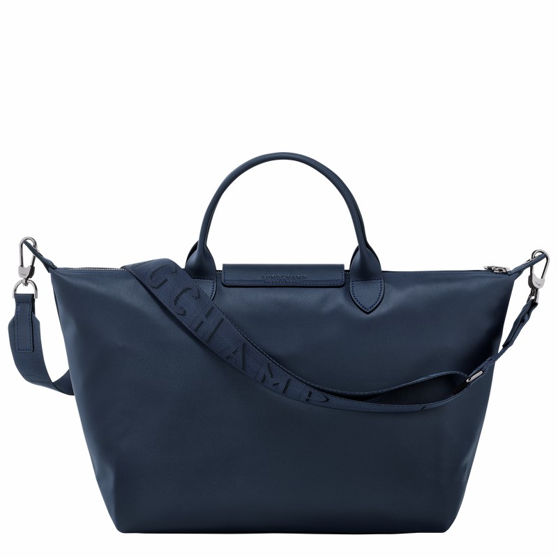 Longchamp Le Pliage Xtra L Handtas Dames Donkerblauw Uitverkoop | 10201987556