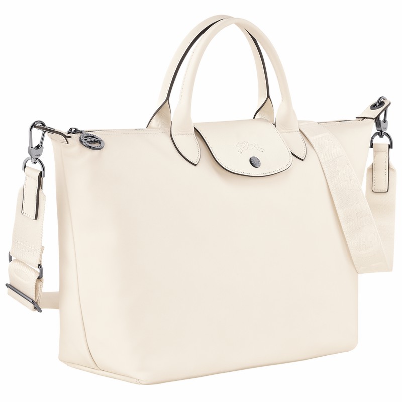 Longchamp Le Pliage Xtra L Handtas Dames Wit Uitverkoop | 10201987037