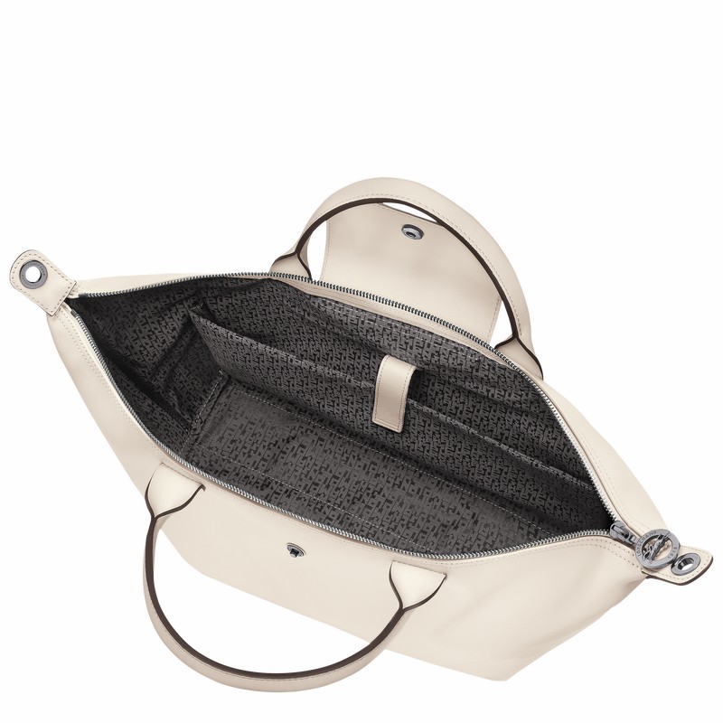 Longchamp Le Pliage Xtra L Handtas Heren Wit Uitverkoop | 10201987037-