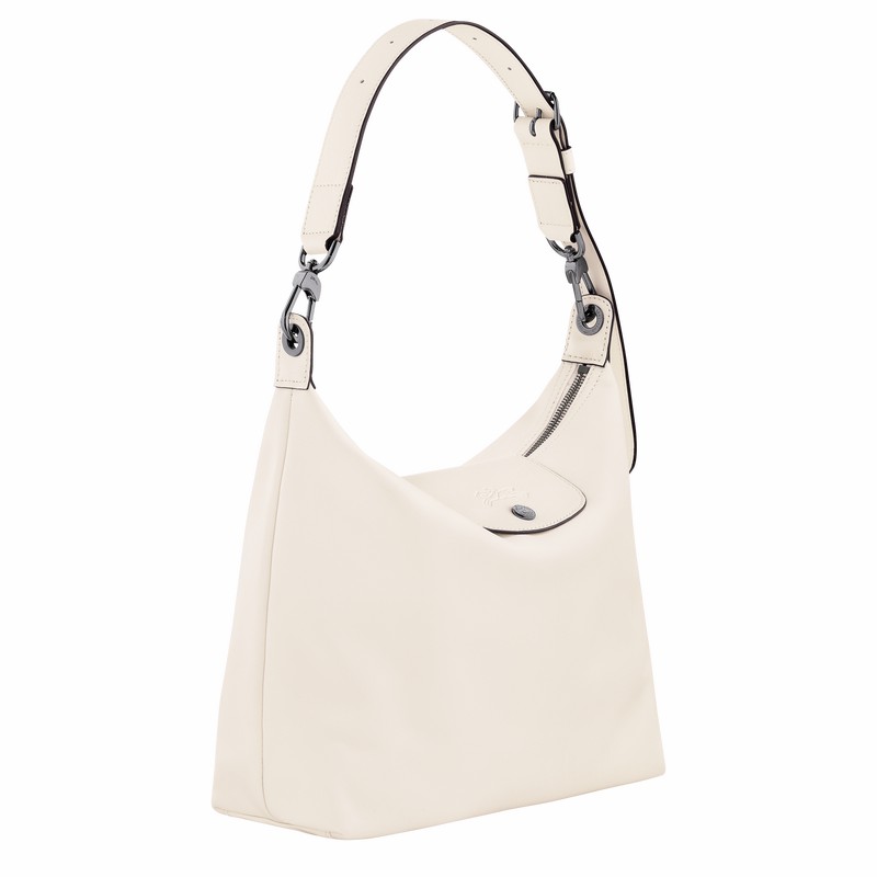 Longchamp Le Pliage Xtra M Hobo Tas Dames Wit Uitverkoop | 10189987037