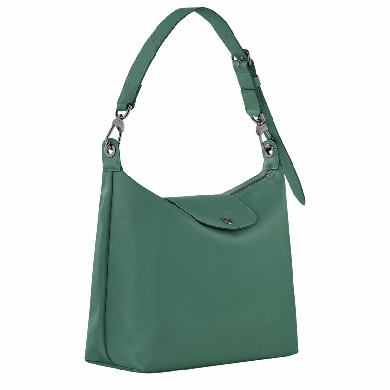 Longchamp Le Pliage Xtra M Hobo Tas Dames Olijfgroen Uitverkoop | 10189987D90