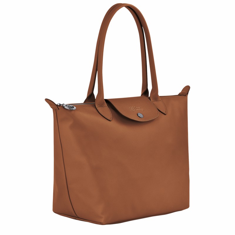 Longchamp Le Pliage Xtra M Tote Tassen Dames Bruin Uitverkoop | L2605987504