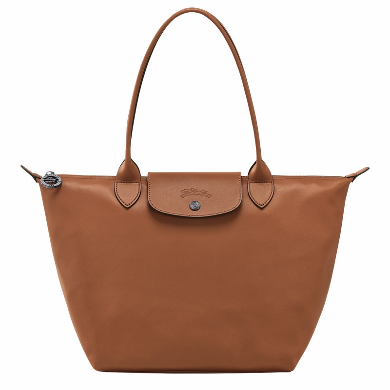 Longchamp Le Pliage Xtra M Tote Tassen Dames Bruin Uitverkoop | L2605987504